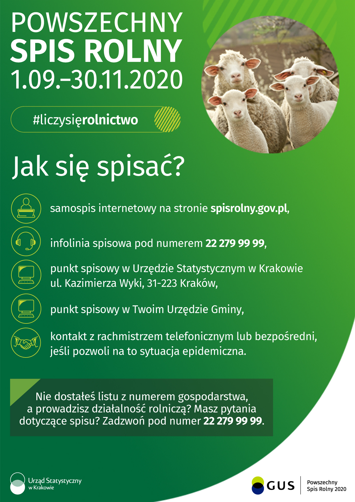 POWSZECHNY SPIS ROLNY 1.09.-30.11.2020