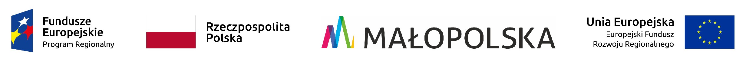 Logotyp Małopolska i projekty unijne