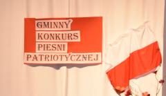 Wyniki Gminnego Konkurs Pieśni Patriotycznej z okazji 100. rocznicy odzyskania przez Polskę niepodległości .