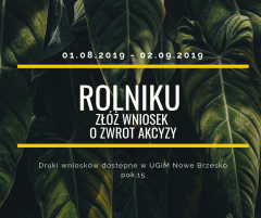 UWAGA: AKTUALIZACJA KODÓW PALIWOWYCH - WNIOSKI O ZWROT AKCYZY