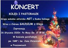 KONCERT KOLĘD I PASTORAŁEK