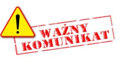 UWAGA: ZMIANA W OBSŁUDZE KLIENTÓW
