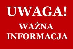 OGŁOSZENIE