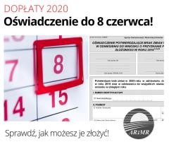 Dopłaty 2020: Ostateczny termin składania oświadczeń mija 8 czerwca
