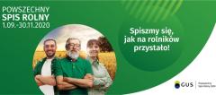 SPIS ROLNY 2020 - nabór rachmistrzów terenowych