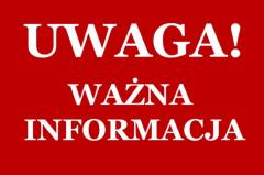 Komunikat o zamknięciu urzędu dla bezpośredniej obsługi petentów