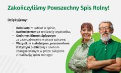 Dziękujemy rolnikom za udział w Powszechnym Spisie Rolnym