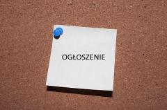 Ogłoszenie otwartego konkursu ofert