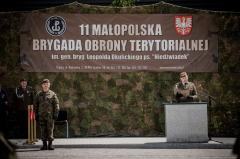 MAŁOPOLSCY TERYTORIALSI ZŁOŻĄ PRZYSIĘGĘ WOJSKOWĄ