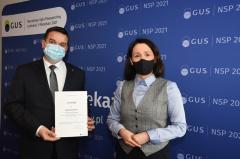 Odebranie nagrody specjalnej dla Gminy Nowe Brzesko