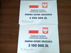 Gmina Nowe Brzesko otrzymała ponad 5 mln złotych na rozwój lokalnych inwestycji